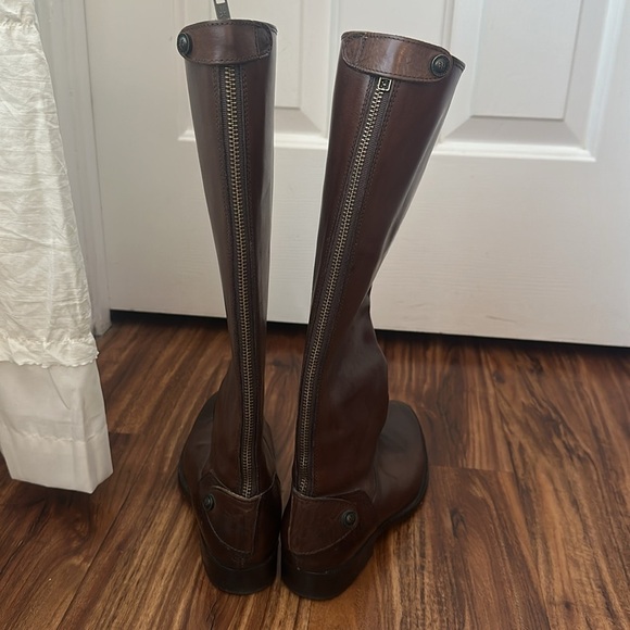 Frye Brown Melissa Leather riding boots sz 7.5 - Picture 4 of 5